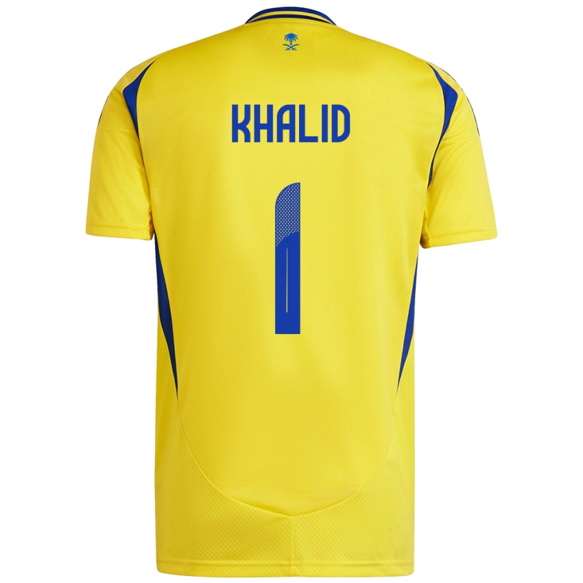 Bambino Maglia Sara Khalid #1 Giallo Blu Kit Gara Home 2024/25 Maglietta