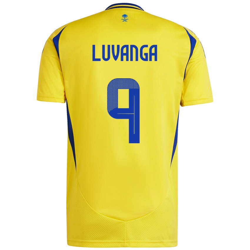 Bambino Maglia Clara Luvanga #9 Giallo Blu Kit Gara Home 2024/25 Maglietta