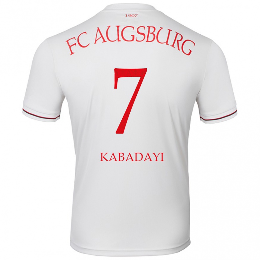 Bambino Maglia Yusuf Kabadayi #7 Bianco Kit Gara Home 2024/25 Maglietta