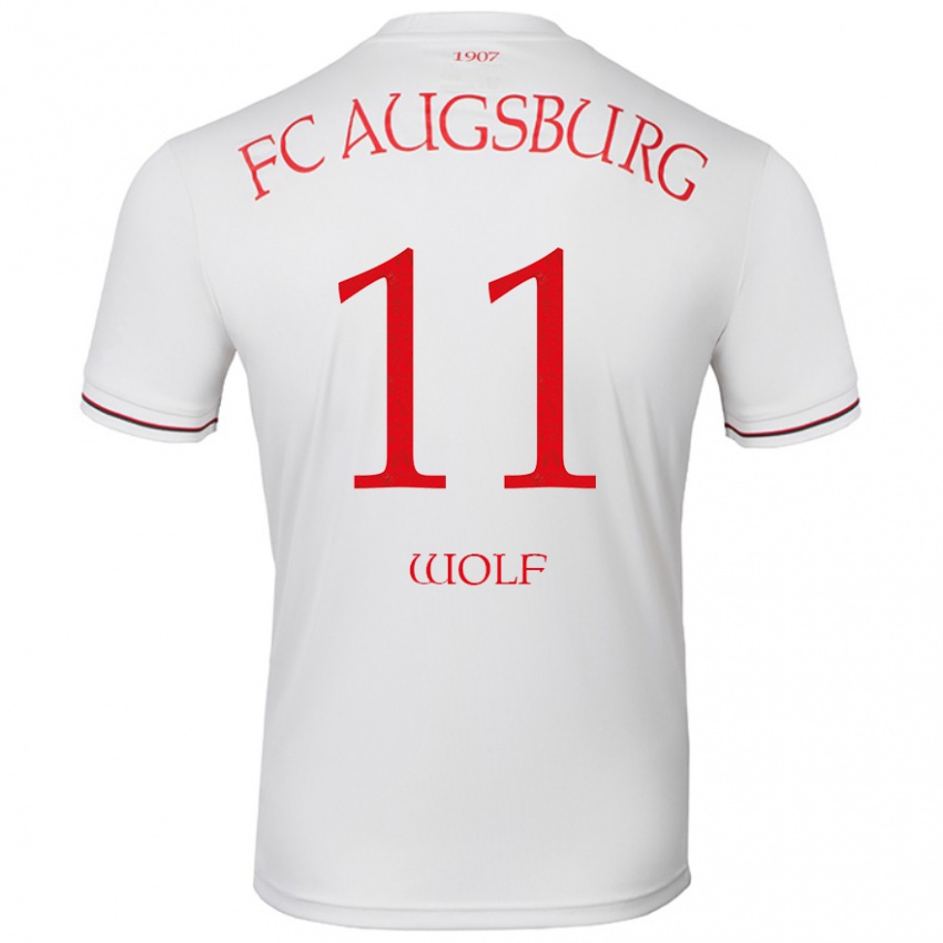 Bambino Maglia Marius Wolf #11 Bianco Kit Gara Home 2024/25 Maglietta