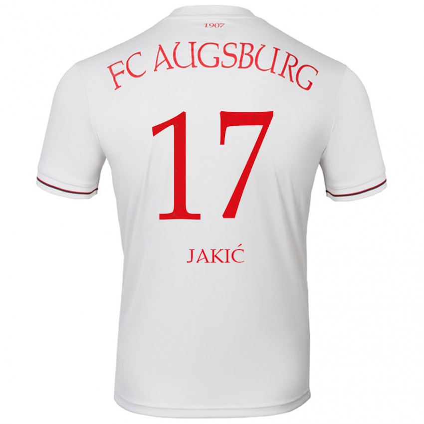 Bambino Maglia Kristijan Jakic #17 Bianco Kit Gara Home 2024/25 Maglietta