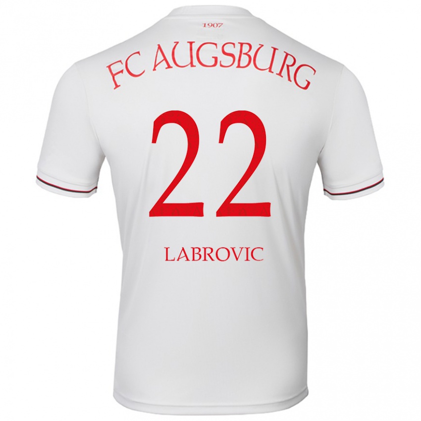 Bambino Maglia Nediljko Labrovic #22 Bianco Kit Gara Home 2024/25 Maglietta