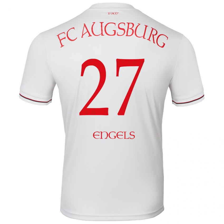 Bambino Maglia Arne Engels #27 Bianco Kit Gara Home 2024/25 Maglietta