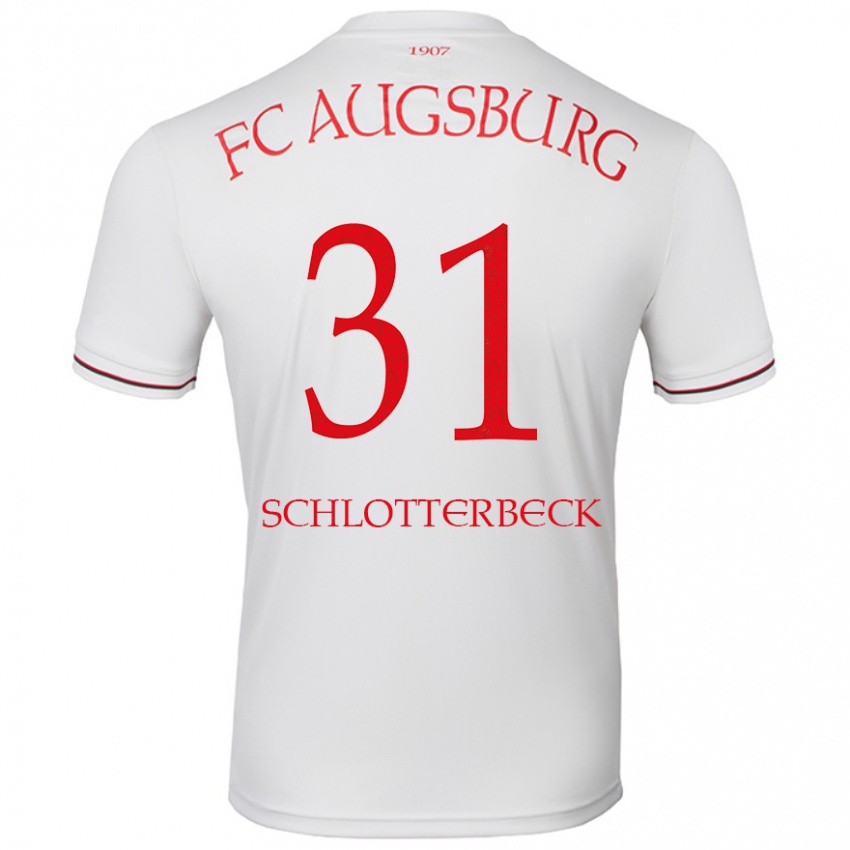 Bambino Maglia Keven Schlotterbeck #31 Bianco Kit Gara Home 2024/25 Maglietta