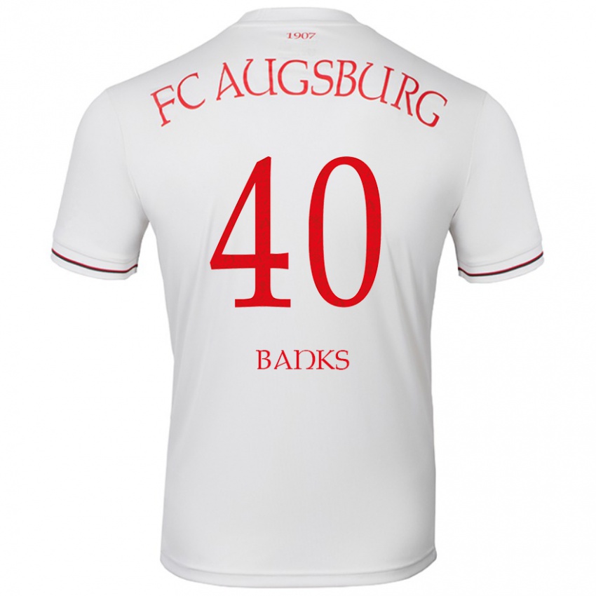 Bambino Maglia Noahkai Banks #40 Bianco Kit Gara Home 2024/25 Maglietta