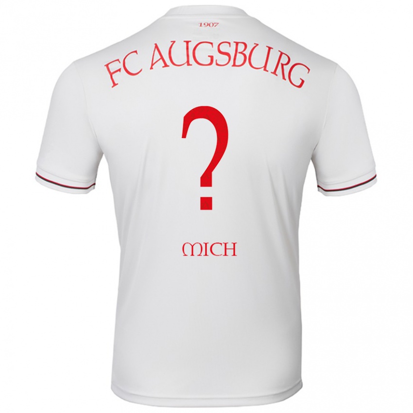 Bambino Maglia Fabian Mich #0 Bianco Kit Gara Home 2024/25 Maglietta