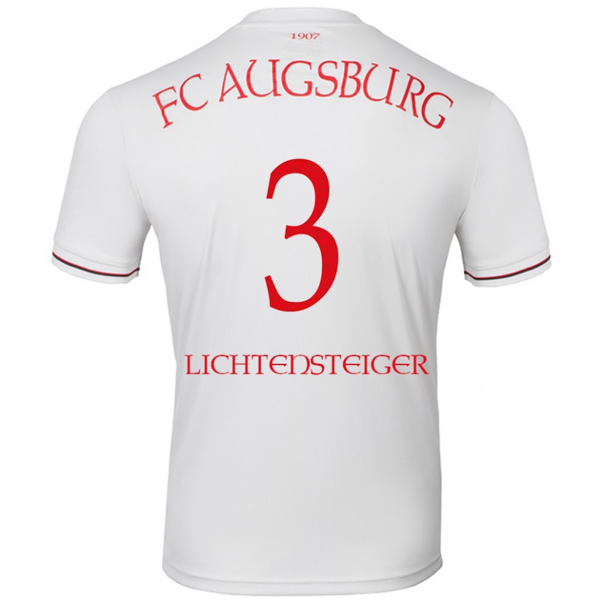 Bambino Maglia David Lichtensteiger #3 Bianco Kit Gara Home 2024/25 Maglietta