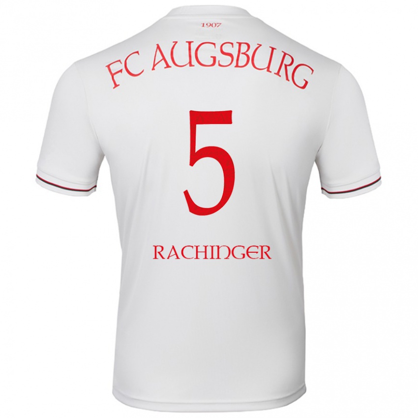 Bambino Maglia Lorenz Rachinger #5 Bianco Kit Gara Home 2024/25 Maglietta