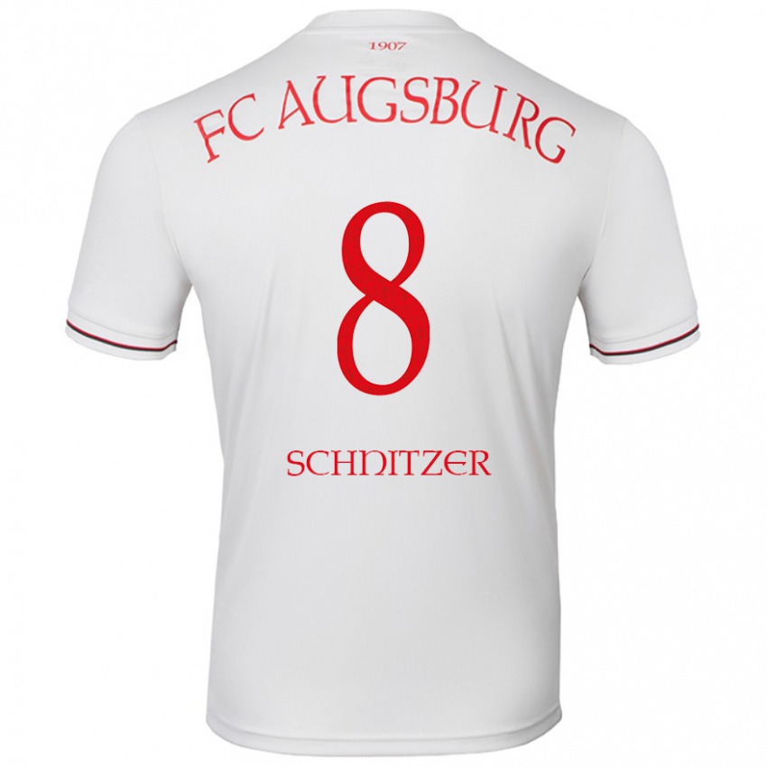 Bambino Maglia Tim Schnitzer #8 Bianco Kit Gara Home 2024/25 Maglietta