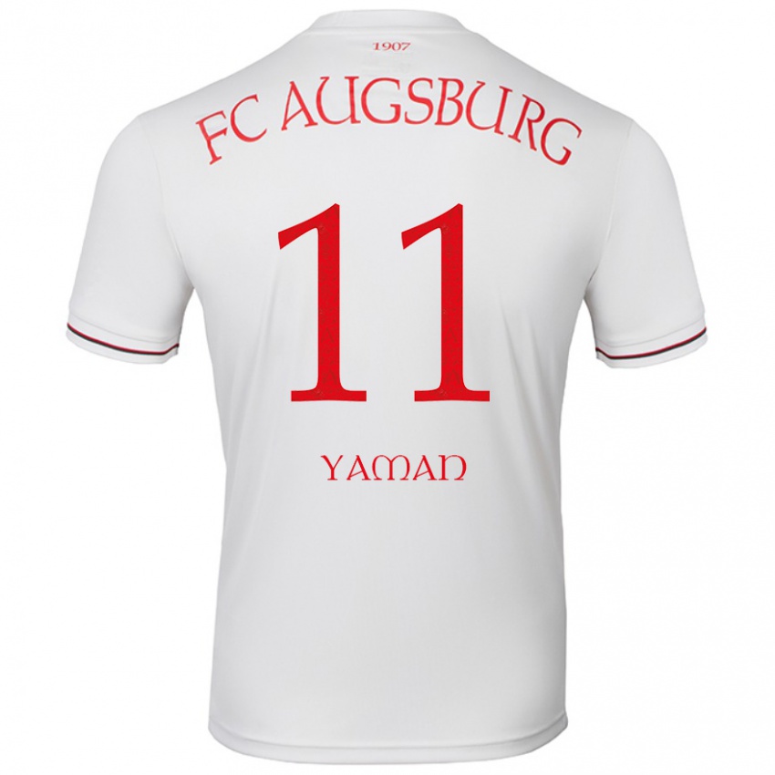 Bambino Maglia Kerim Yaman #11 Bianco Kit Gara Home 2024/25 Maglietta