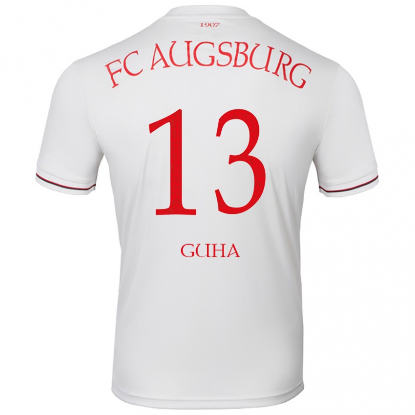 Bambino Maglia Felix Guha #13 Bianco Kit Gara Home 2024/25 Maglietta