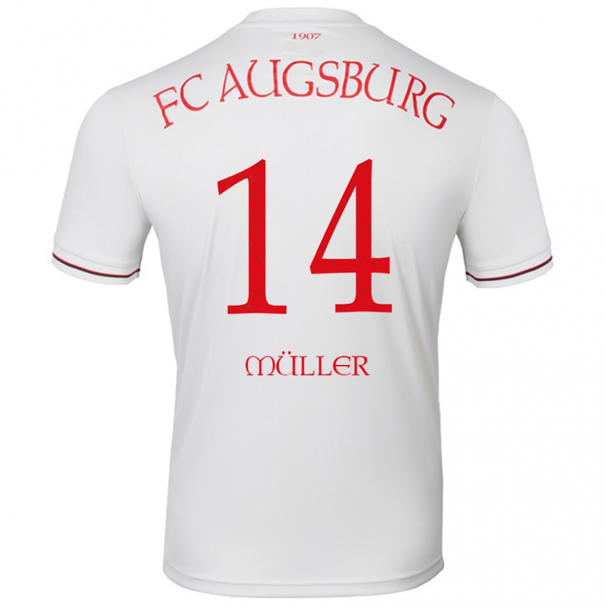 Bambino Maglia Mato Müller #14 Bianco Kit Gara Home 2024/25 Maglietta