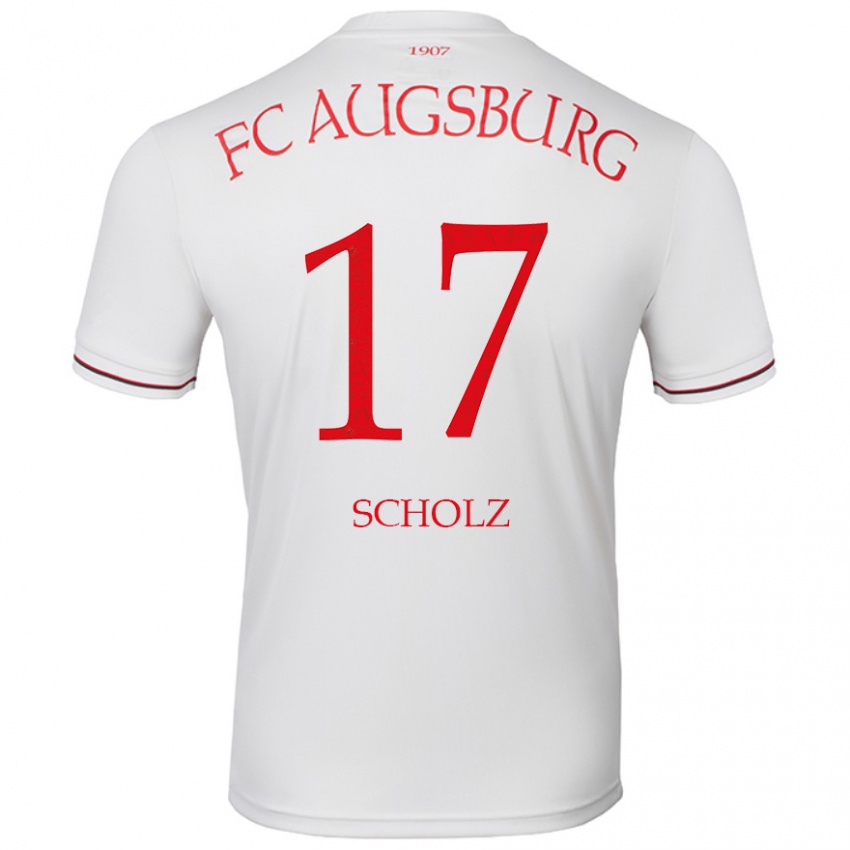 Bambino Maglia Jerome Scholz #17 Bianco Kit Gara Home 2024/25 Maglietta