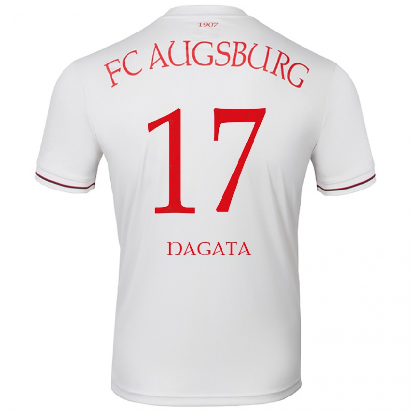 Bambino Maglia Ryoji Nagata #17 Bianco Kit Gara Home 2024/25 Maglietta