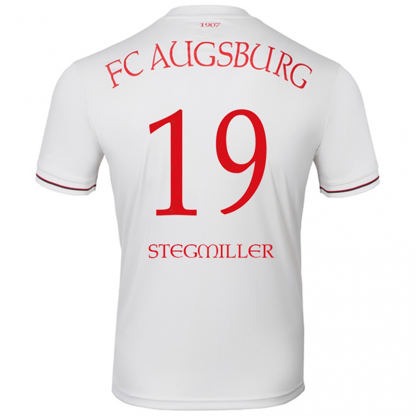 Bambino Maglia Louis Stegmiller #19 Bianco Kit Gara Home 2024/25 Maglietta