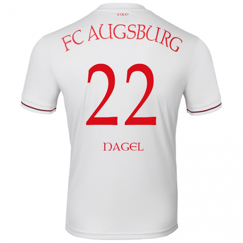 Bambino Maglia Timo Nagel #22 Bianco Kit Gara Home 2024/25 Maglietta