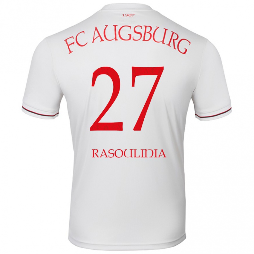 Bambino Maglia Nick Rasoulinia #27 Bianco Kit Gara Home 2024/25 Maglietta