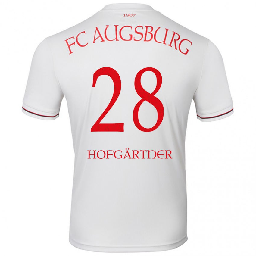 Bambino Maglia Hendrik Hofgärtner #28 Bianco Kit Gara Home 2024/25 Maglietta