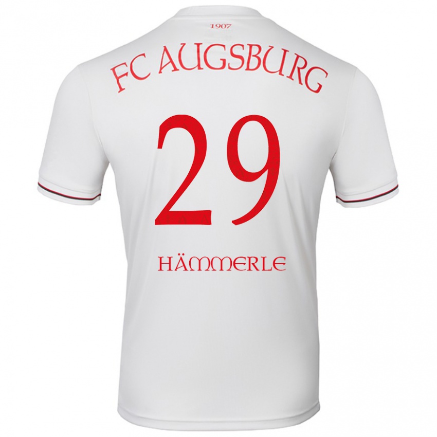 Bambino Maglia Mauro Hämmerle #29 Bianco Kit Gara Home 2024/25 Maglietta