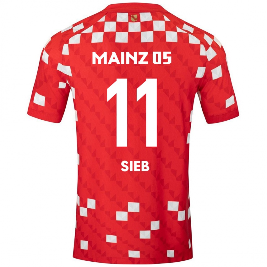 Bambino Maglia Armindo Sieb #11 Bianco Rosso Kit Gara Home 2024/25 Maglietta