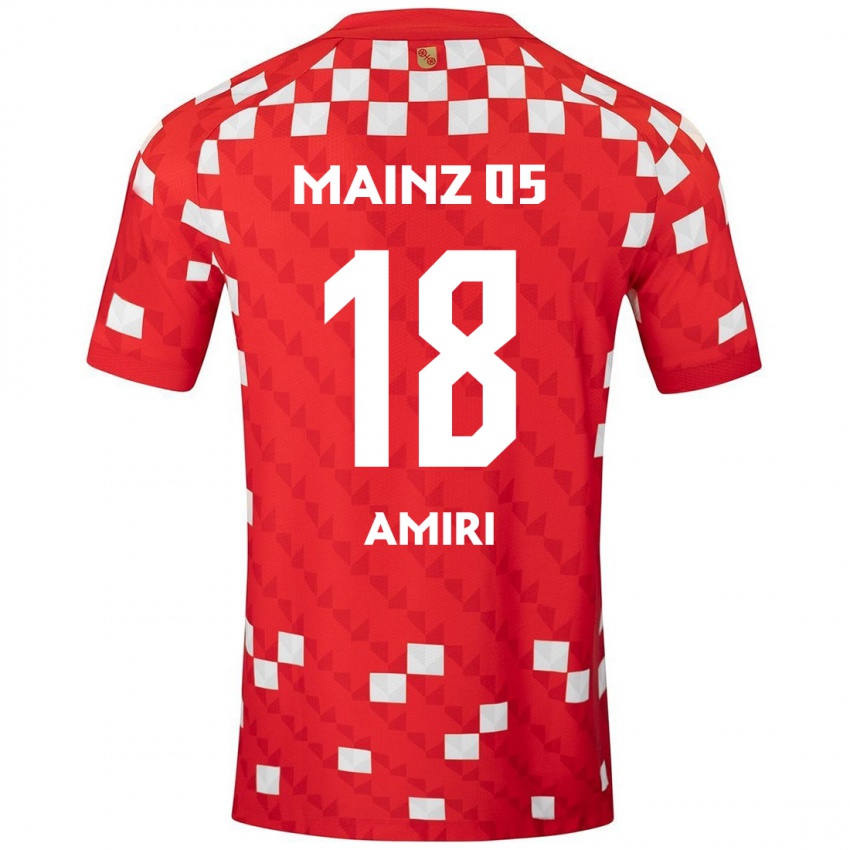 Bambino Maglia Nadiem Amiri #18 Bianco Rosso Kit Gara Home 2024/25 Maglietta