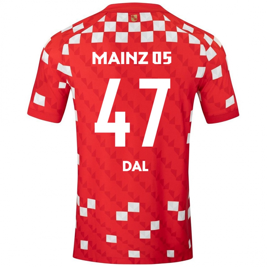 Bambino Maglia Maxim Dal #47 Bianco Rosso Kit Gara Home 2024/25 Maglietta