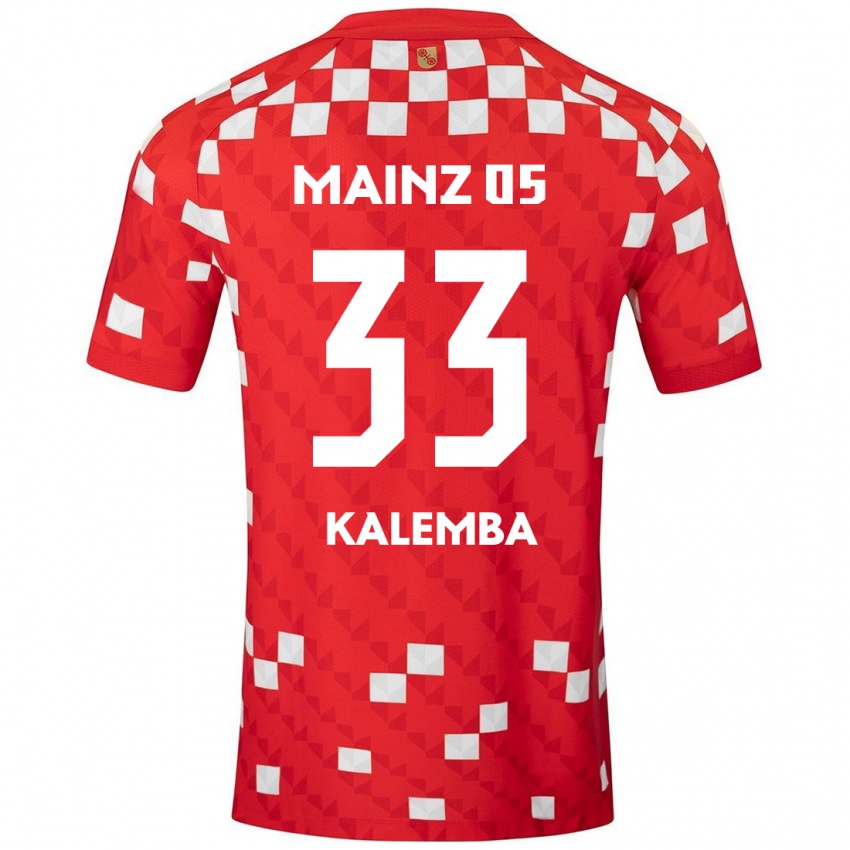 Bambino Maglia Marcel Kalemba #33 Bianco Rosso Kit Gara Home 2024/25 Maglietta