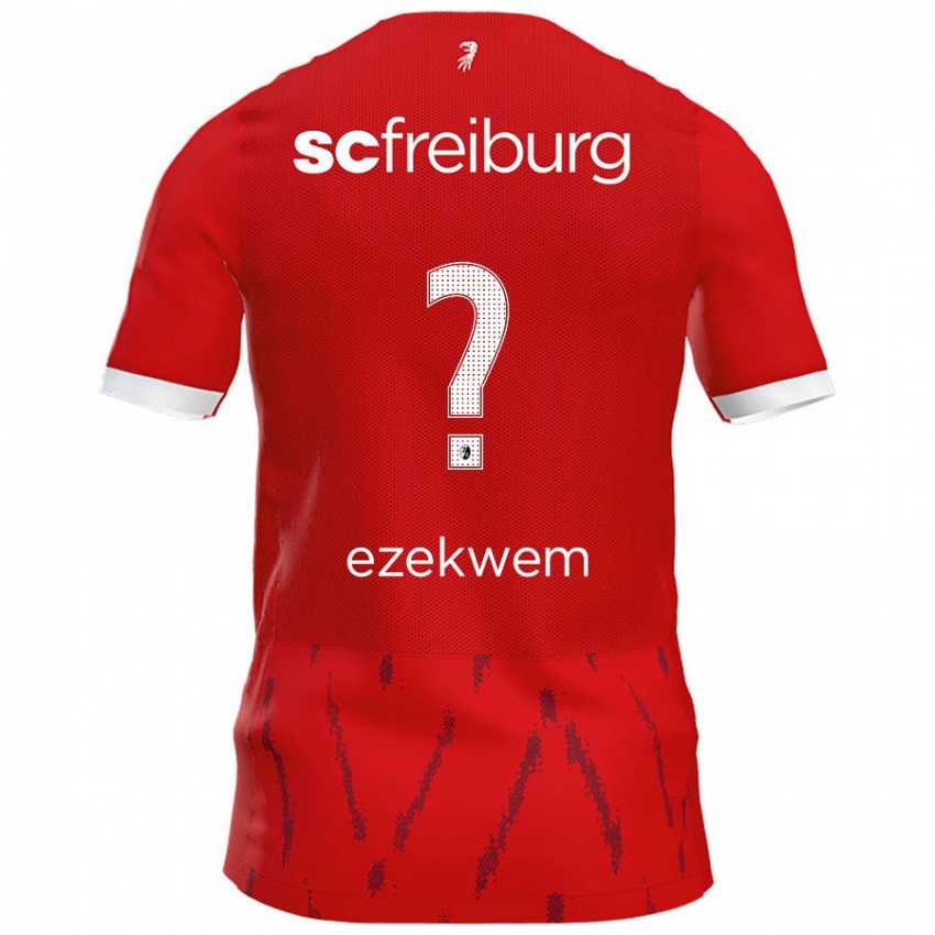 Bambino Maglia Kimberly Ezekwem #0 Rosso Kit Gara Home 2024/25 Maglietta