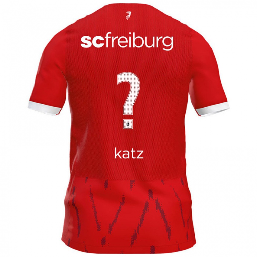 Bambino Maglia Kilian Katz #0 Rosso Kit Gara Home 2024/25 Maglietta