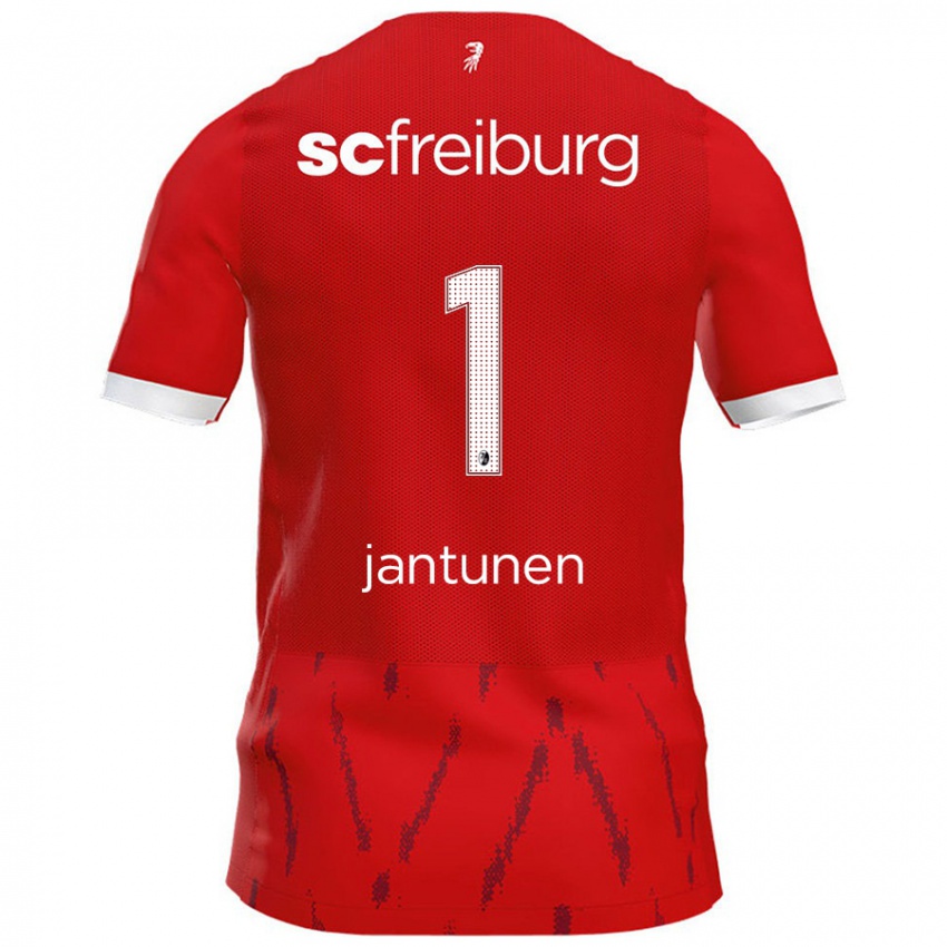 Bambino Maglia Jaaso Jantunen #1 Rosso Kit Gara Home 2024/25 Maglietta