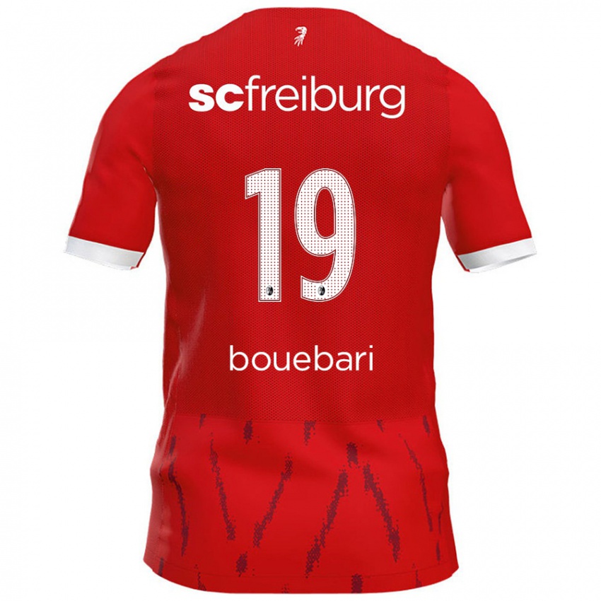 Bambino Maglia Franci Bouebari #19 Rosso Kit Gara Home 2024/25 Maglietta