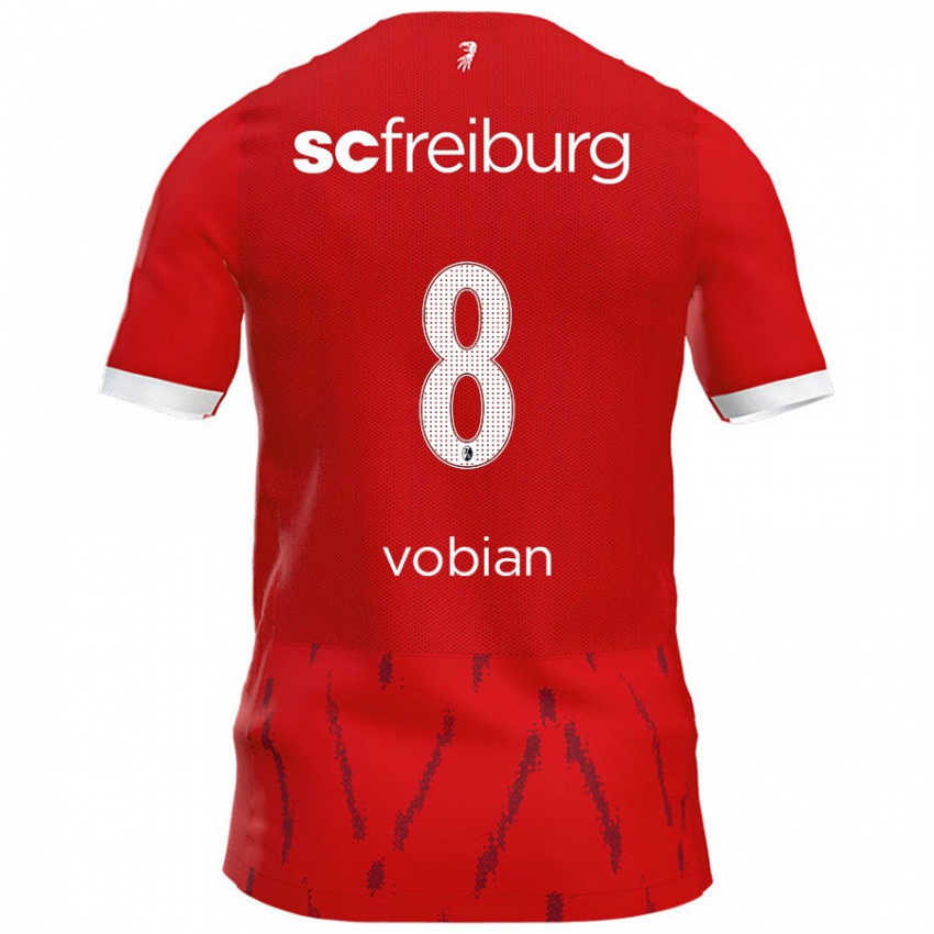 Bambino Maglia Selina Vobian #8 Rosso Kit Gara Home 2024/25 Maglietta