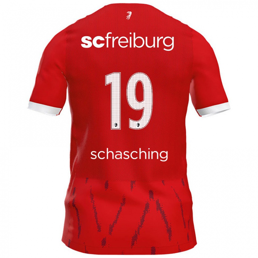 Bambino Maglia Annabel Schasching #19 Rosso Kit Gara Home 2024/25 Maglietta