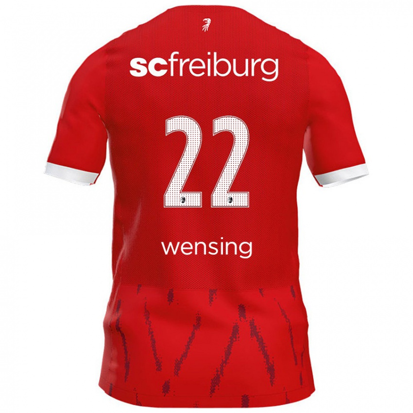 Bambino Maglia Luisa Wensing #22 Rosso Kit Gara Home 2024/25 Maglietta