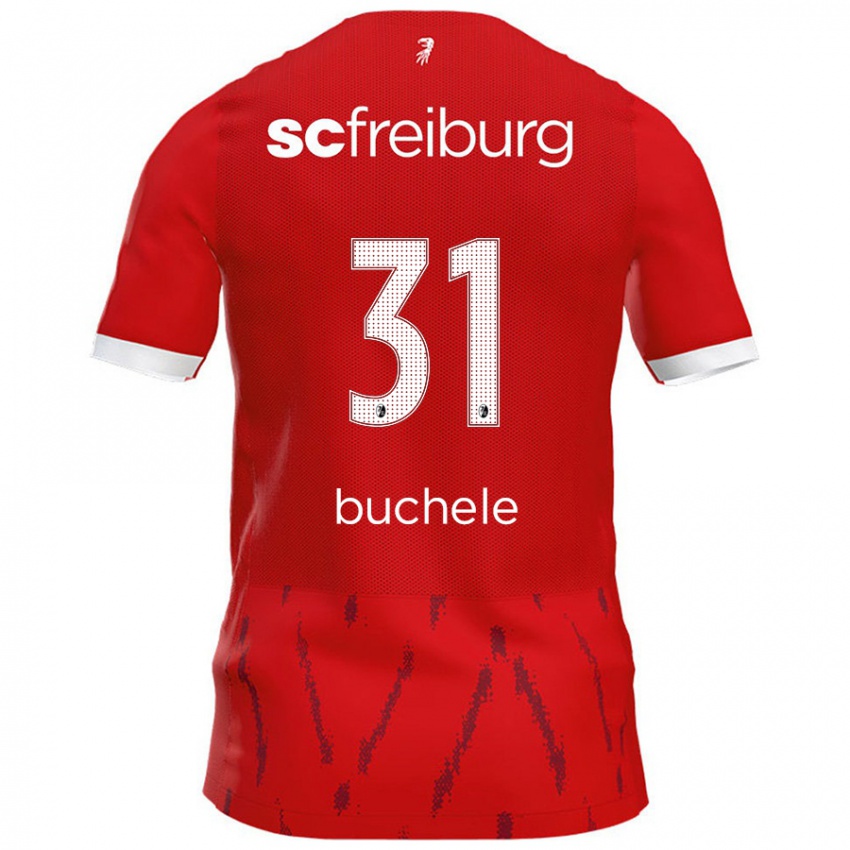 Bambino Maglia Mia Büchele #31 Rosso Kit Gara Home 2024/25 Maglietta