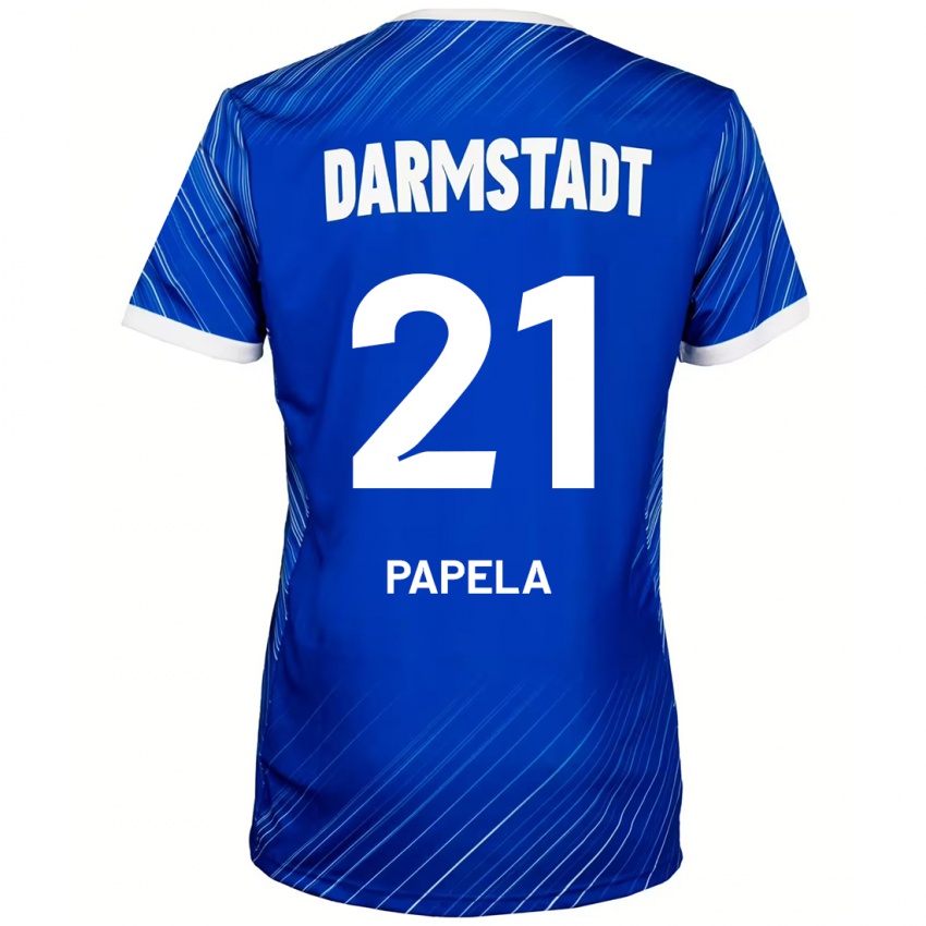 Bambino Maglia Merveille Papela #21 Blu Bianco Kit Gara Home 2024/25 Maglietta