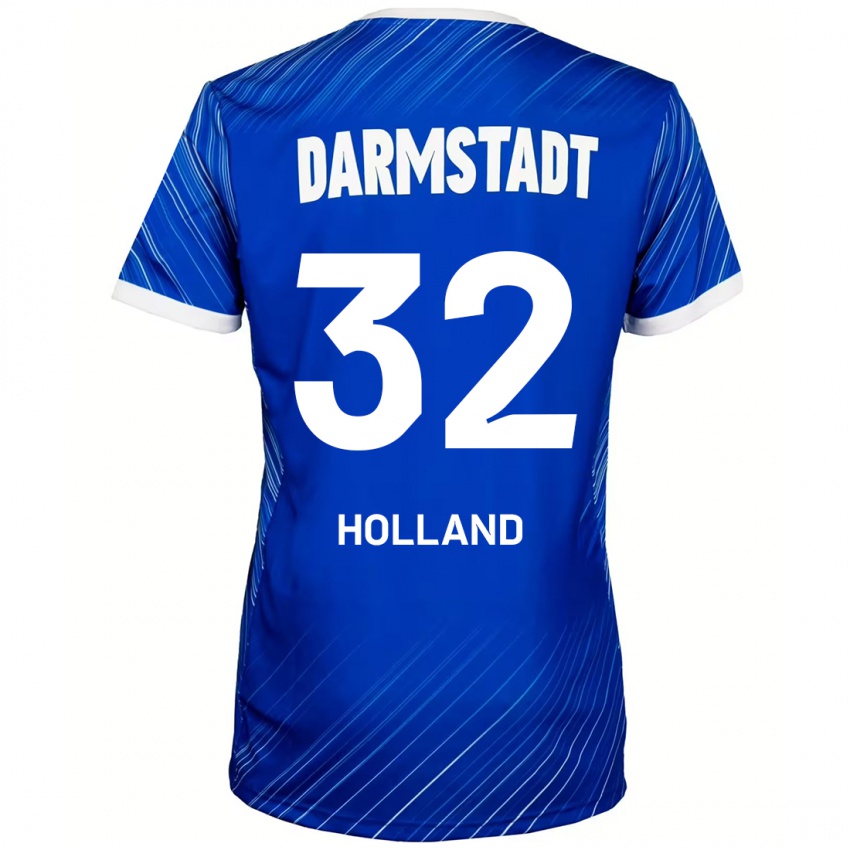 Bambino Maglia Fabian Holland #32 Blu Bianco Kit Gara Home 2024/25 Maglietta