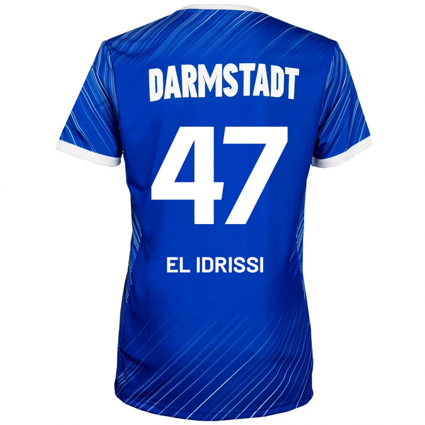 Bambino Maglia Othmane El Idrissi #47 Blu Bianco Kit Gara Home 2024/25 Maglietta