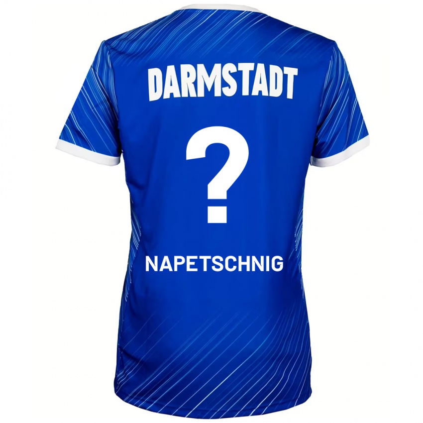 Bambino Maglia Raphael Napetschnig #0 Blu Bianco Kit Gara Home 2024/25 Maglietta