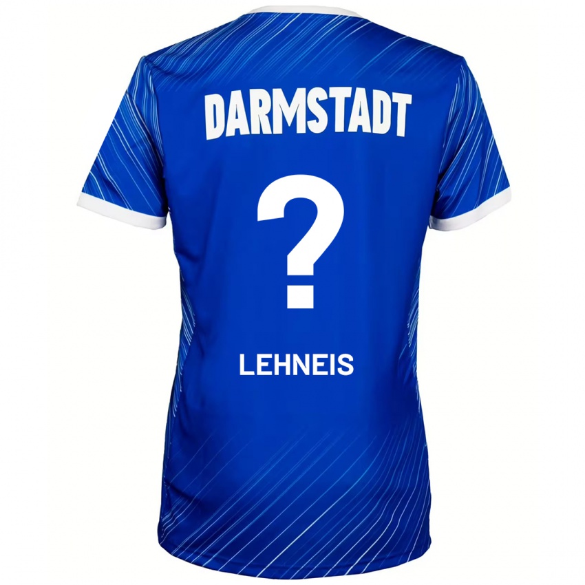 Bambino Maglia Daniel Lehneis #0 Blu Bianco Kit Gara Home 2024/25 Maglietta