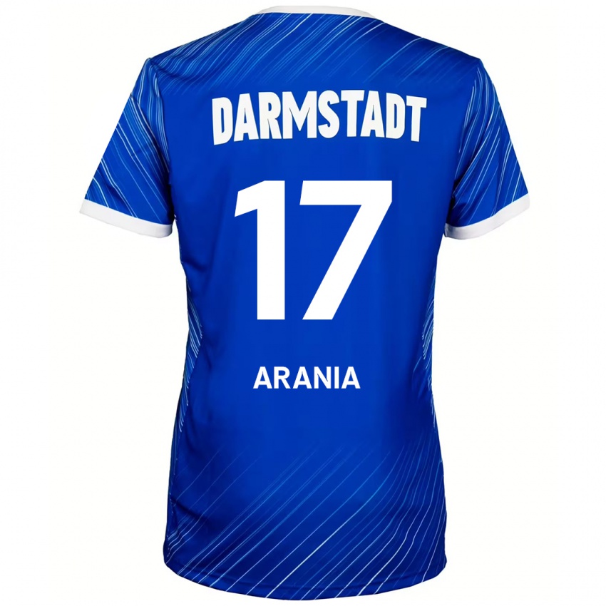 Bambino Maglia Asaf Arania #17 Blu Bianco Kit Gara Home 2024/25 Maglietta