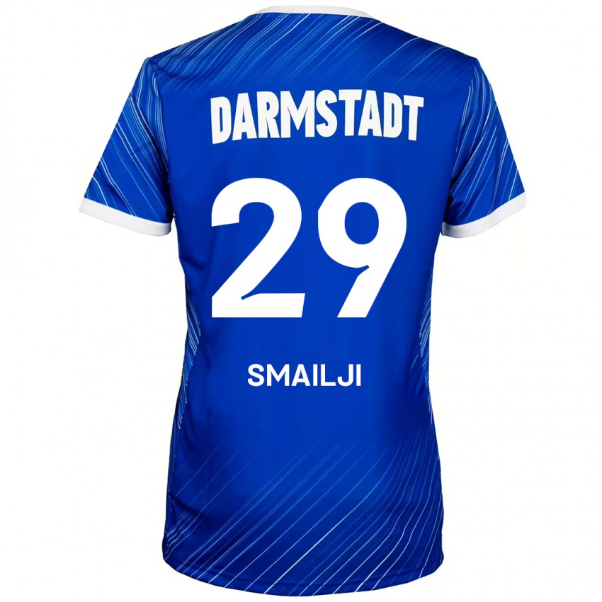 Bambino Maglia Esad Smailji #29 Blu Bianco Kit Gara Home 2024/25 Maglietta