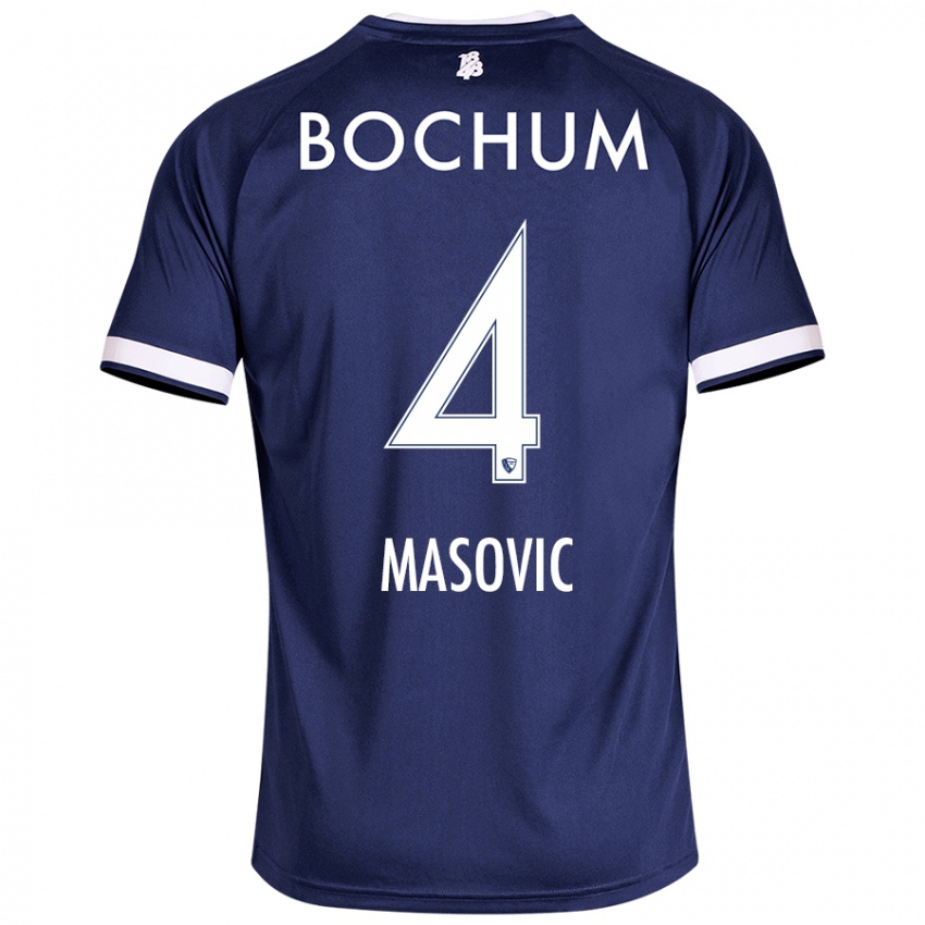 Bambino Maglia Erhan Masovic #4 Blu Scuro Kit Gara Home 2024/25 Maglietta