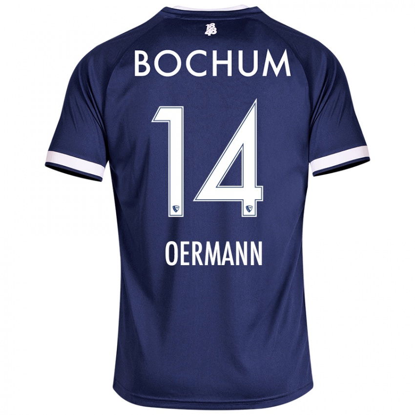 Bambino Maglia Tim Oermann #14 Blu Scuro Kit Gara Home 2024/25 Maglietta