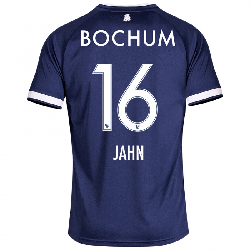 Bambino Maglia Niklas Jahn #16 Blu Scuro Kit Gara Home 2024/25 Maglietta