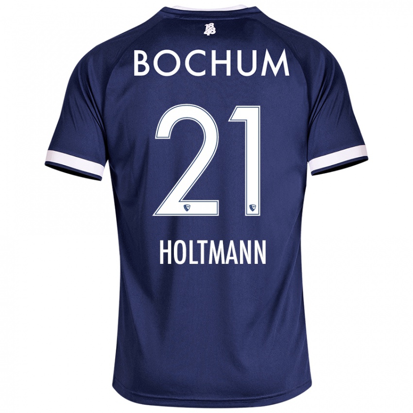 Bambino Maglia Gerrit Holtmann #21 Blu Scuro Kit Gara Home 2024/25 Maglietta