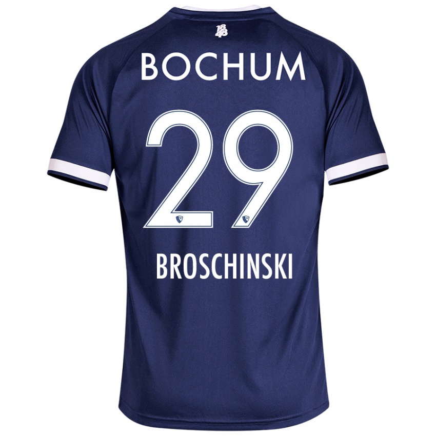 Bambino Maglia Moritz Broschinski #29 Blu Scuro Kit Gara Home 2024/25 Maglietta