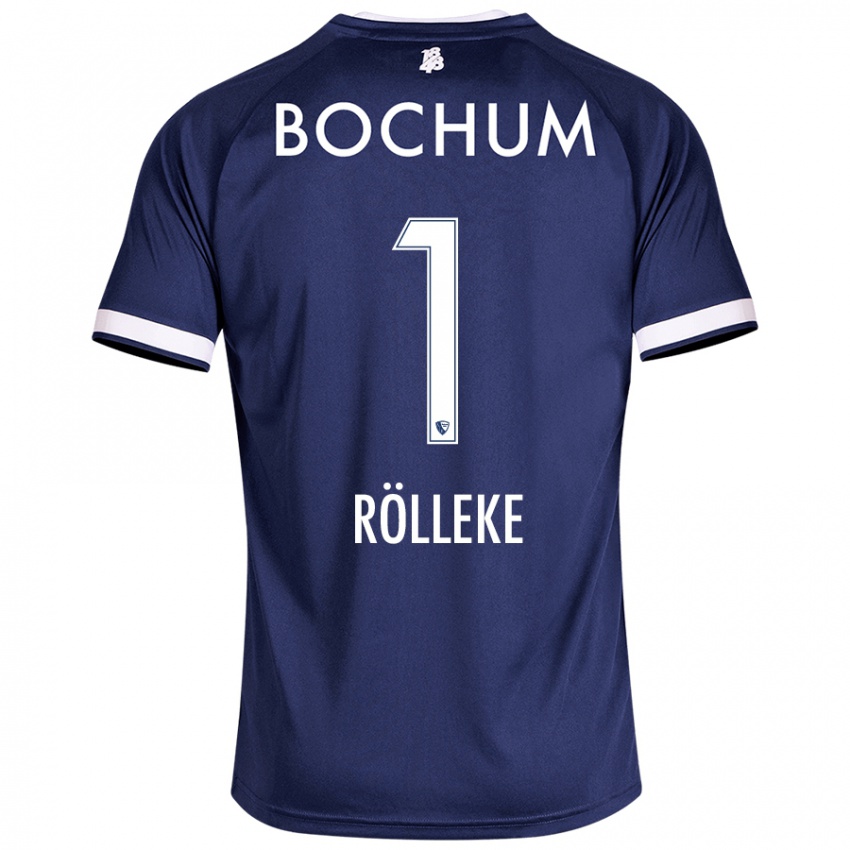 Bambino Maglia Hugo Rölleke #1 Blu Scuro Kit Gara Home 2024/25 Maglietta