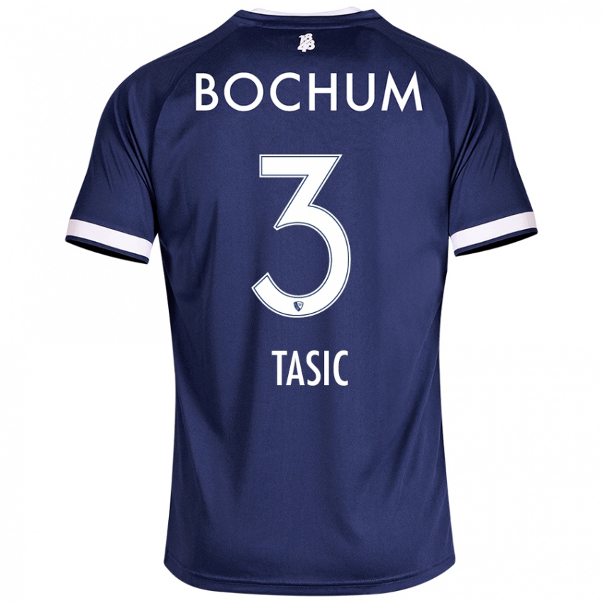 Bambino Maglia Stevan Tasic #3 Blu Scuro Kit Gara Home 2024/25 Maglietta