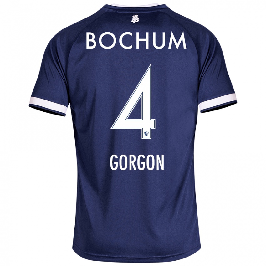 Bambino Maglia Felix Gorgon #4 Blu Scuro Kit Gara Home 2024/25 Maglietta